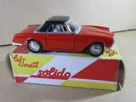 Facel Vega Facellia Cabriolet 1962 red 1/43 Solido NEW+boxed *5996 instant wheels