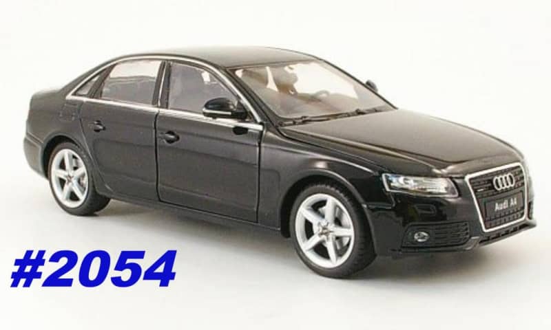 Audi A4 2014 black 1/24 Welly NEW+boxed  #2054 instant wheels