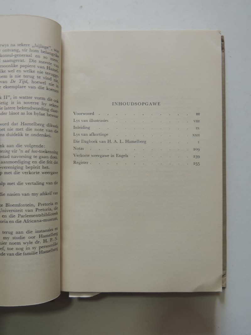 Die Dagboek Van H.A.L. Hamelberg 1855-1871 - Series I No. 33 - Dr. FJ Du T Spies