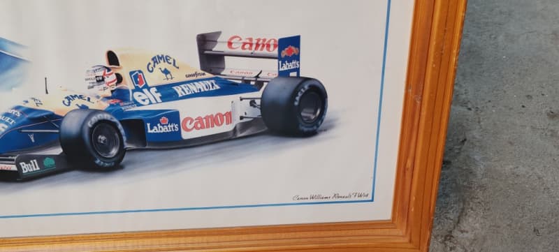 Nigel Mansell 1992 World Champion large Print