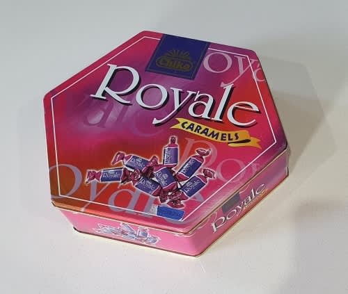 Royale toffee tin as per photos