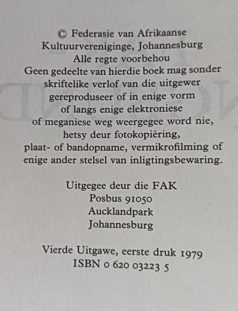 F.A.K. Sangbundel 1979 - Hardcover - 640 pages
