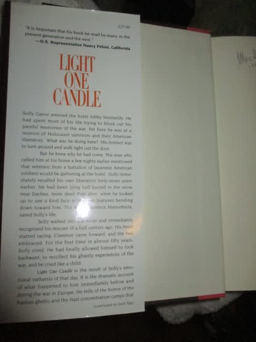 Light One Candle: A Survivor`s Tale from Lithuania to Jerusalem
