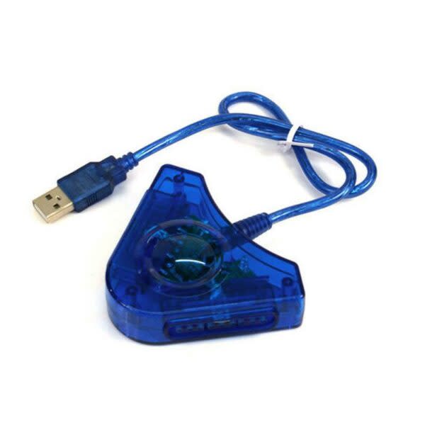 Useful Usb To Ps2 Player Converter - Blue
