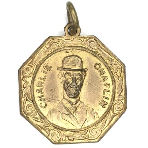 Vintage Charlie Chaplin medallion