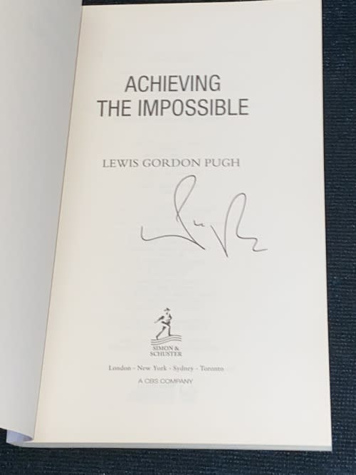 ACHIEVING THE IMPOSSIBLE BY LEWIS GORDON PUGH SIGNED