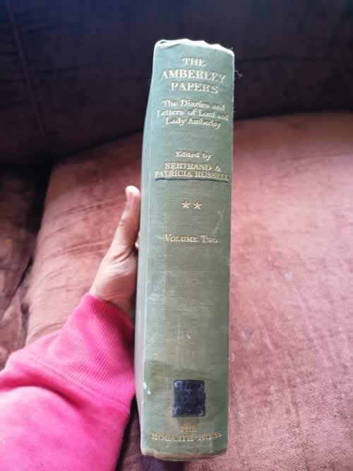 the Amberley papers the diaries and letters of lord and lady Amberley volume