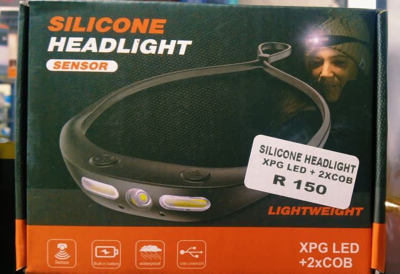 SILICONE HEADLIGHT XPG LED + 2xCOD
