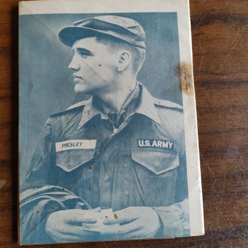 Vintage Fan`s star library magazine - Elvis in the army - 1959