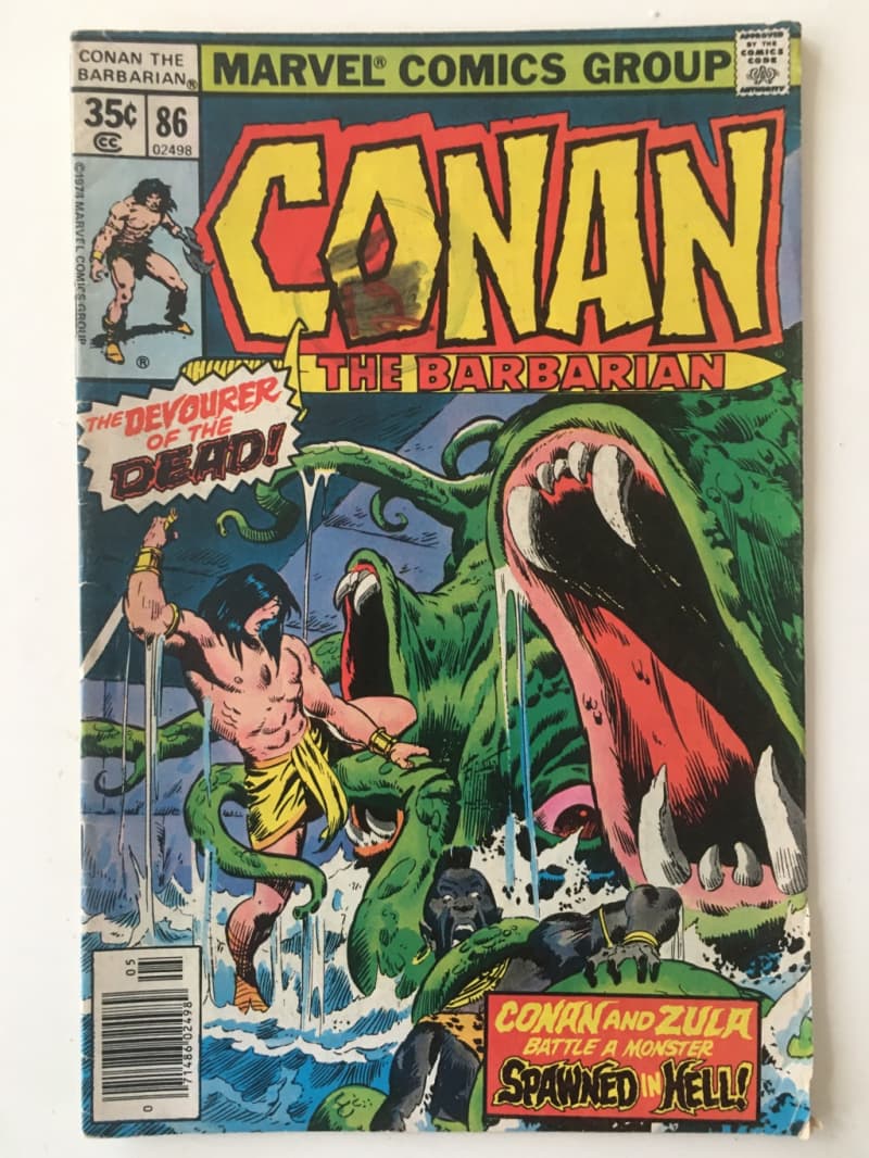 MARVEL COMICS - CONAN THE BARBARIAN  VOL. 1  NO. 86 - 1978