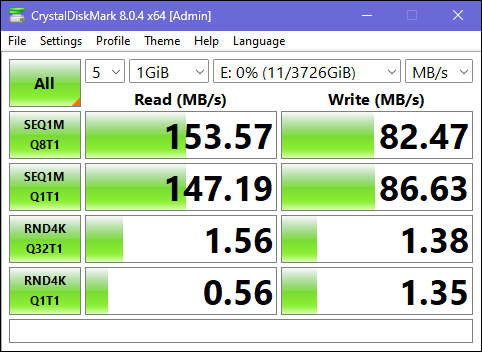 Internal Drives - Seagate 4TB hdd | 147mb/s read | 82mb/s write | 4% ...