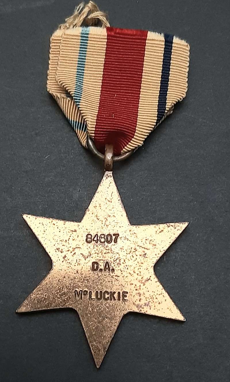 Udf Ribbon World War 2 - ** WW2 UDF : Africa Star Medal w/ Ribbon.** for sale in ...