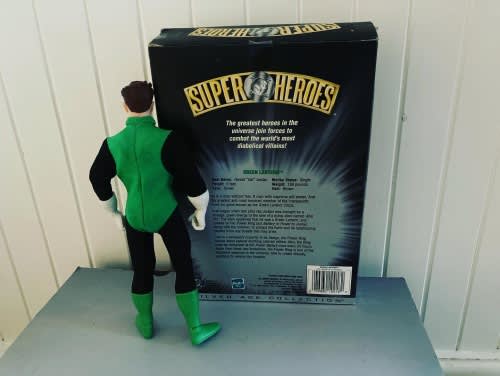 GREEN LANTERN DC comics Silver Age 9 inch tall figure by Hasbro