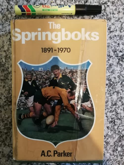 THE SPRINGBOKS 1891-1970 a c PARKER  rugby