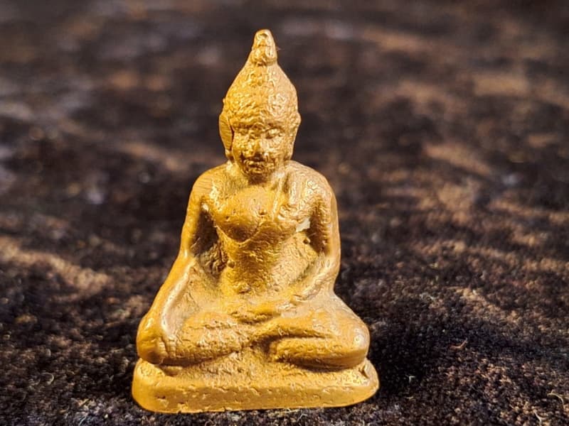 Small Brass Thai Buddha Statue