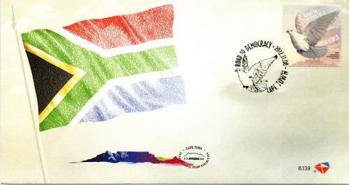 South Africa - 2022 Road to Democracy FDC 8.139