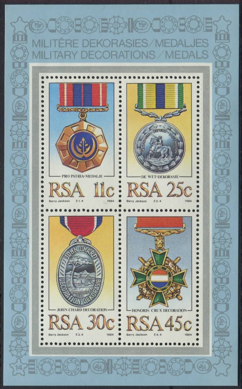 RSA - Miniature Sheet - 1984 - MNH