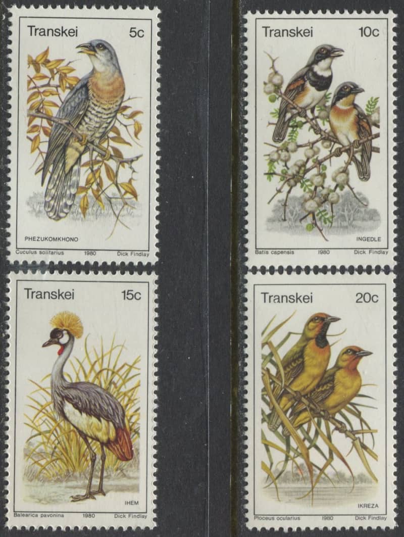 Transkei - Birds - 1980 - MNH