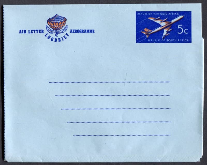 RSA -  Postal Stationary - Aerogram