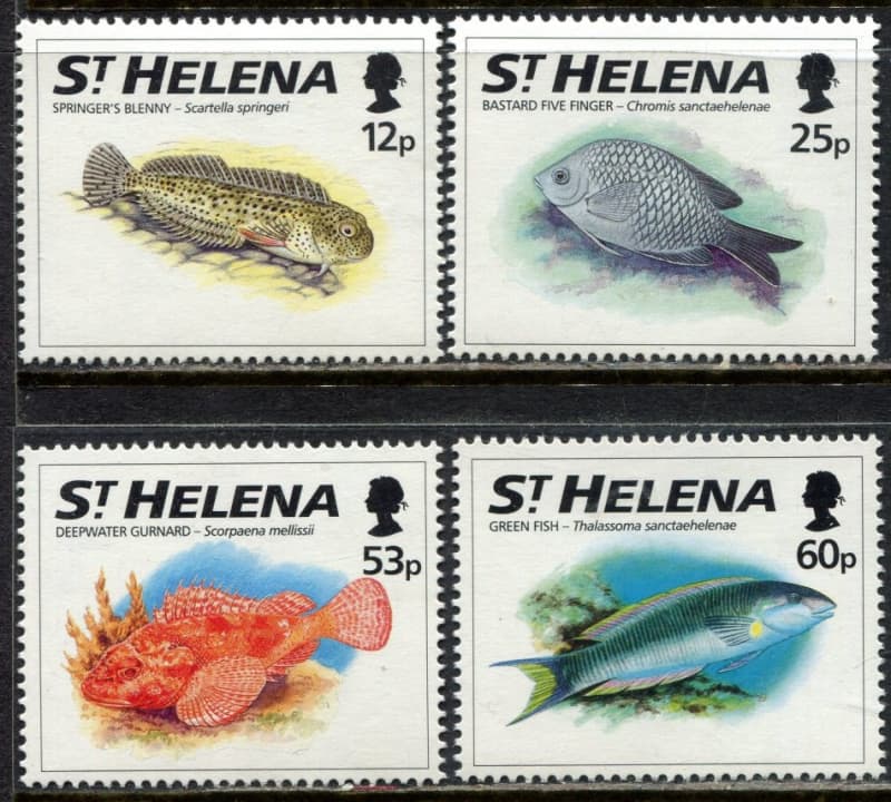St. Helena - Fish - 1994 - MNH