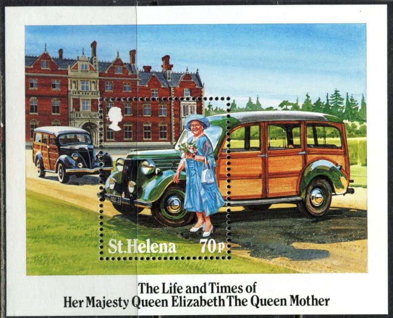 St. Helena - Cars - Miniature Sheet - 1985 - MNH