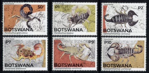 Botswana - Scorpians - Set of 6 - 2020 - MNH