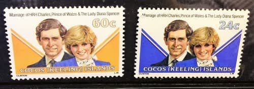 Cocos islands- 1982 Unmounted Mint ,Never Hinged-wedding  Lady Diana,complete set