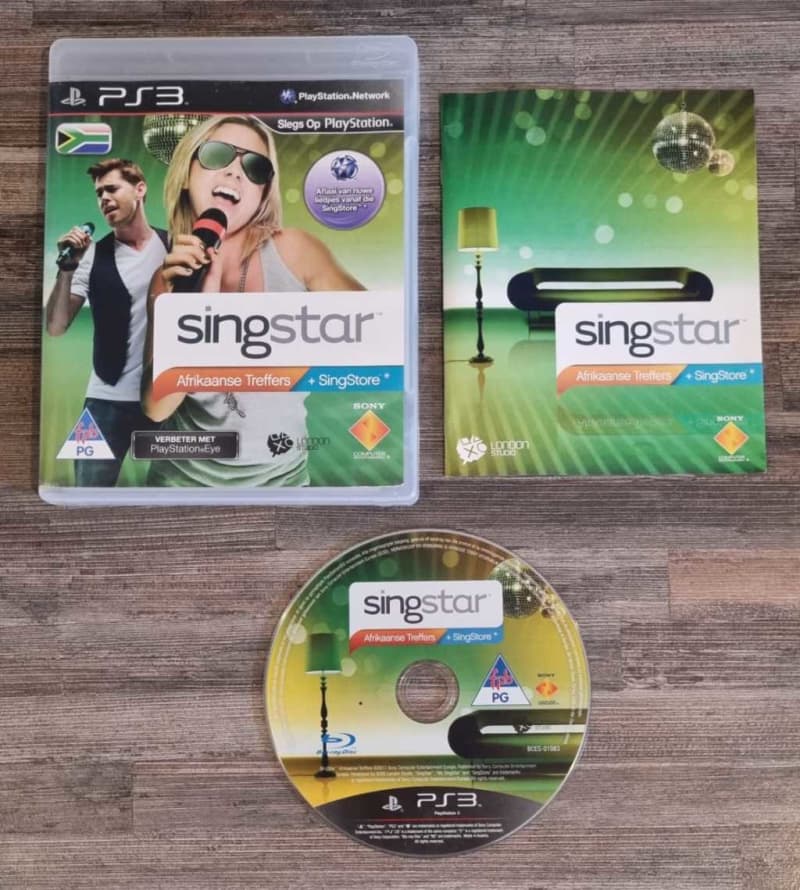 Sing Star Afrikaanse Treffers for PS3 - Complete
