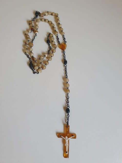 Vintage Bakelite Crucifix Necklace/chain