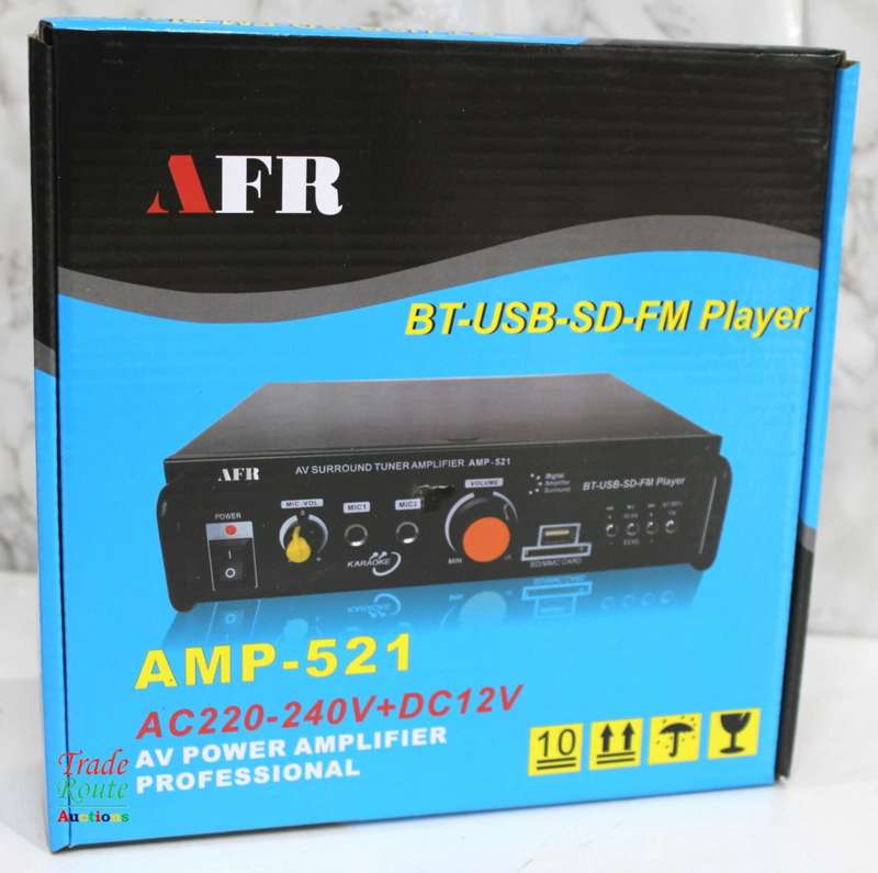 Amplifiers & Processors - AFR Digital Audio Amplifier AMP-521 FM RADIO ...