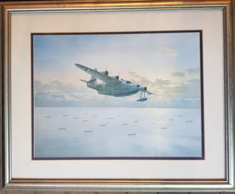 THE LAST PATROL Framed Aircraft Print