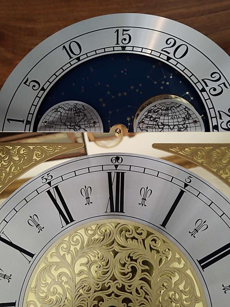 Grandfather & Longcase Clocks Grand Father Clock Moon Face Dial, Made in Germany for sale in