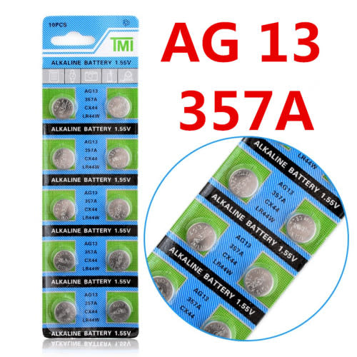 AG13 357A 1.55V Alkaline Battery 10pcs