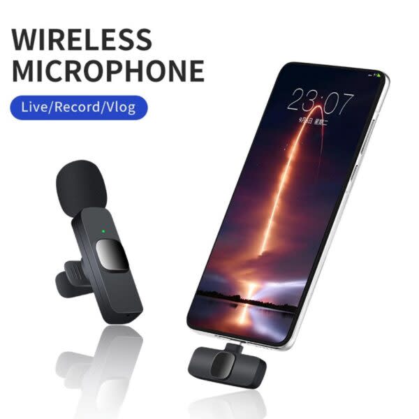 C Lapel Dual Wireless Microphone