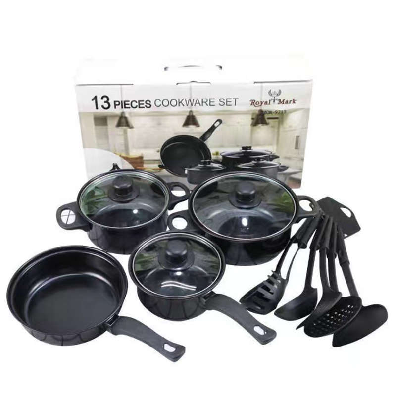 Cookware Sets 13Pcs Pan Set NonStick Frying Cooking Pots Cookware