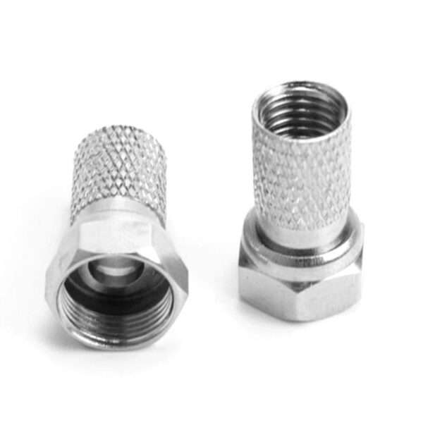 thumbnail image 2 of 100ft F-Type Male To Male Coaxial Cable – RG6, Screw-On Connectors, Gold Plated, Black 2 of 2