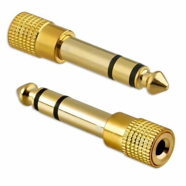 100-Piece 6.5mm Male To 3.5mm Female Audio Adapter