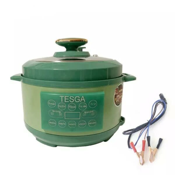 4Ltr Electric Pressure Cooker Powered By Battery 12V Electric Cooker