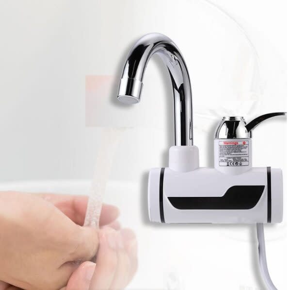 Side Inlet Heated Faucet With Shower