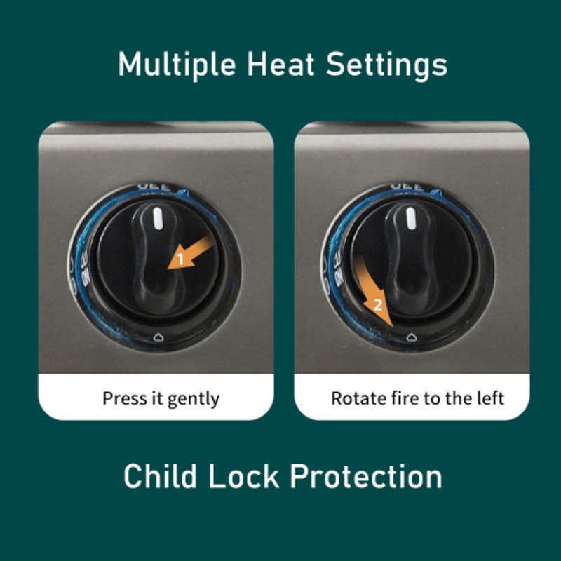 Other Hobs, Stoves & Ovens Double Burner Stainless Steel Gas Stove