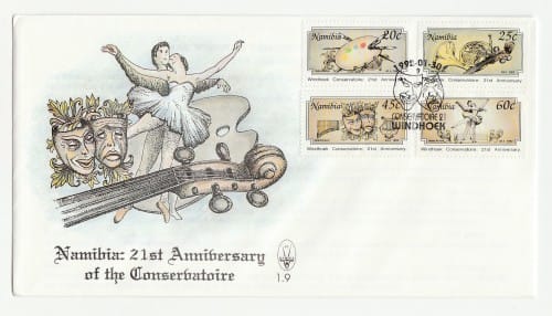 1992 Namibia The Windhoek Conservatoire 21st Anniversary FDC 1.9