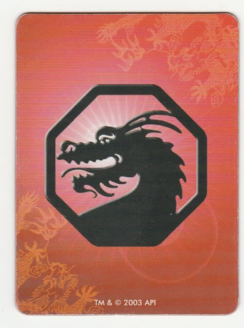 Jackie Chan Adventures - Dragons Card 1 - Special Cards - Dragons