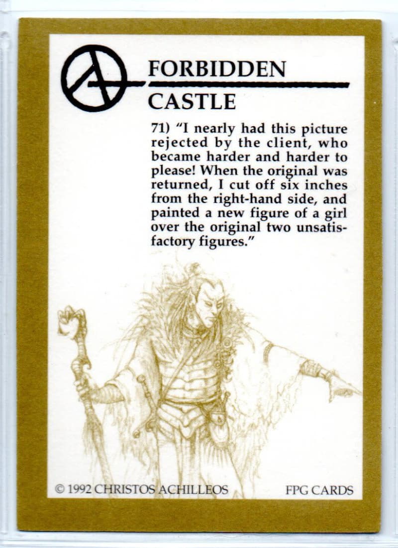 FPG Cards 1992 Christos Achilleos - 71 Forbidden Castle