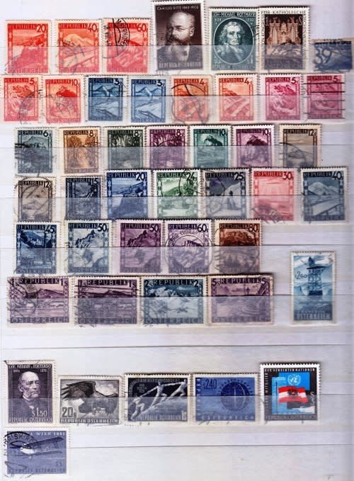 Austria,A large MNH,MH & used,Minor faults on some stamps