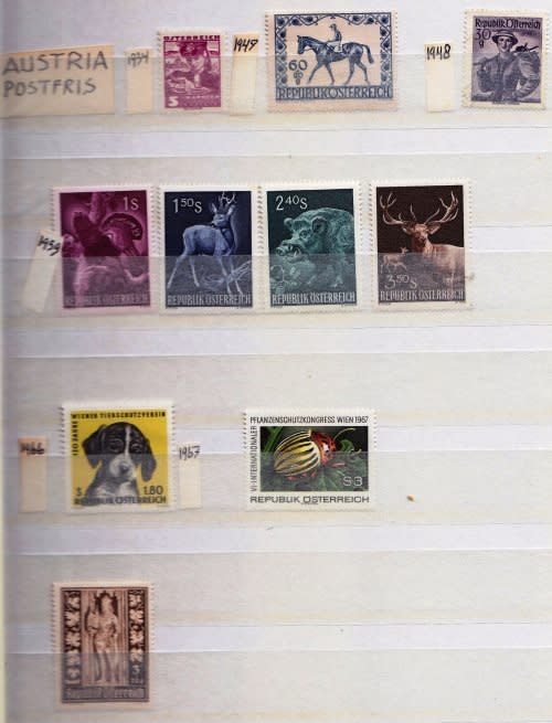 Austria,A large MNH,MH & used,Minor faults on some stamps