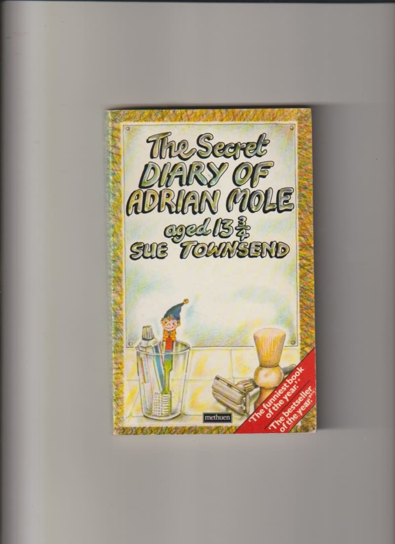 The Secret Diary Of Adrian Mole age 13 By Sue Townsend fiction humor comedy teen young adult