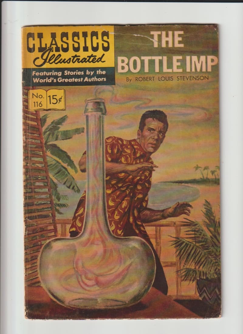 Classics Illustrated 116 The Bottle Imp (1954) comic book old vintage rare collectble