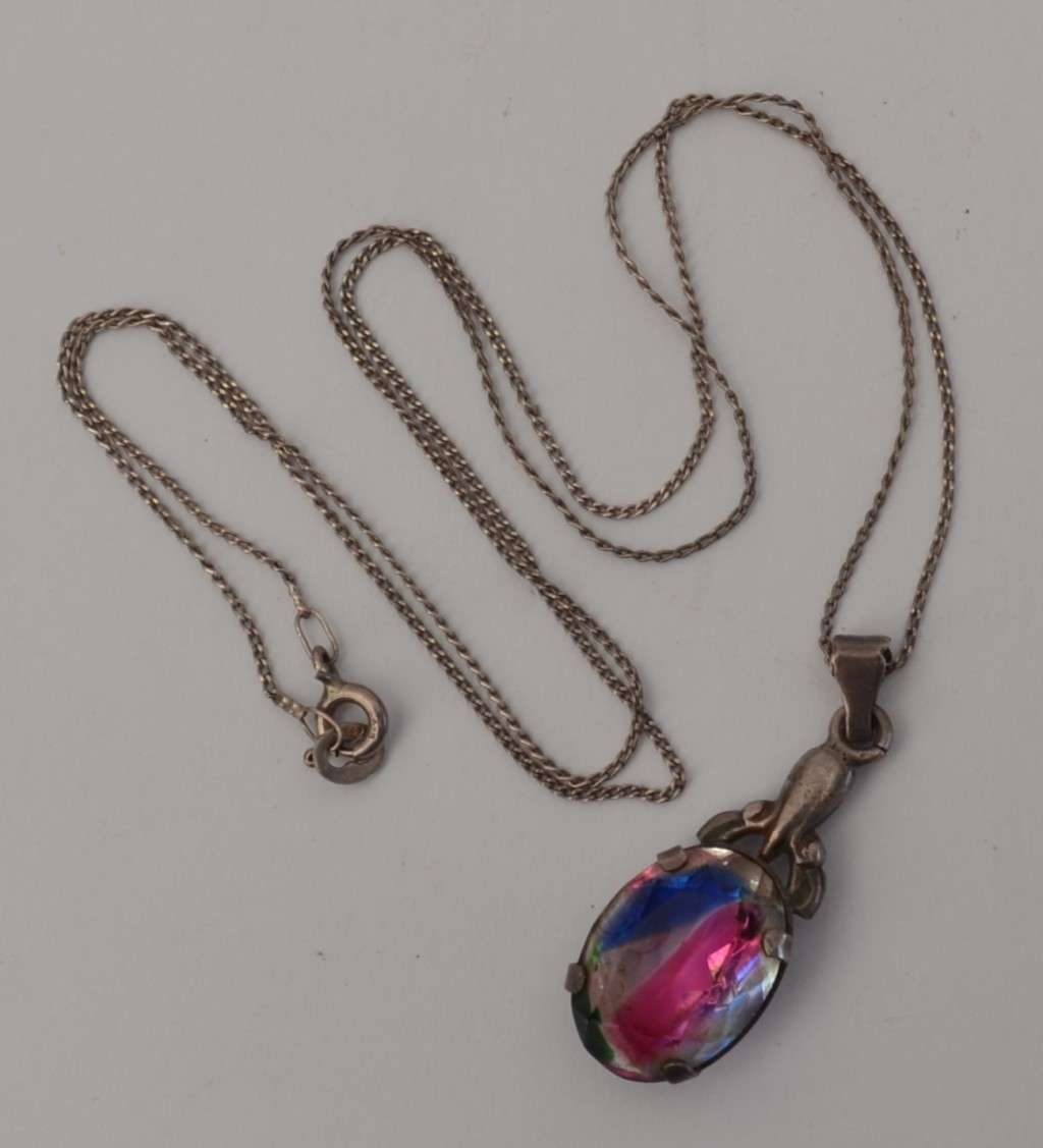 Necklaces & Pendants - 925 Sterling Silver Chain with Pendant weight 5g ...