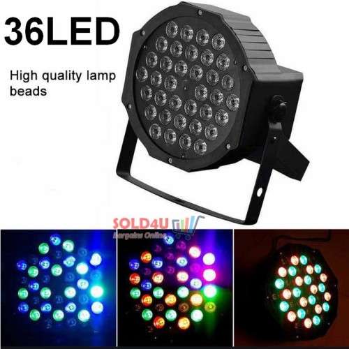 DJ Lighting DJ Disco Party Light Stage Light 36 LED RGB DMX512