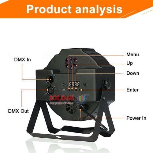 DJ Lighting DJ Disco Party Light Stage Light 36 LED RGB DMX512